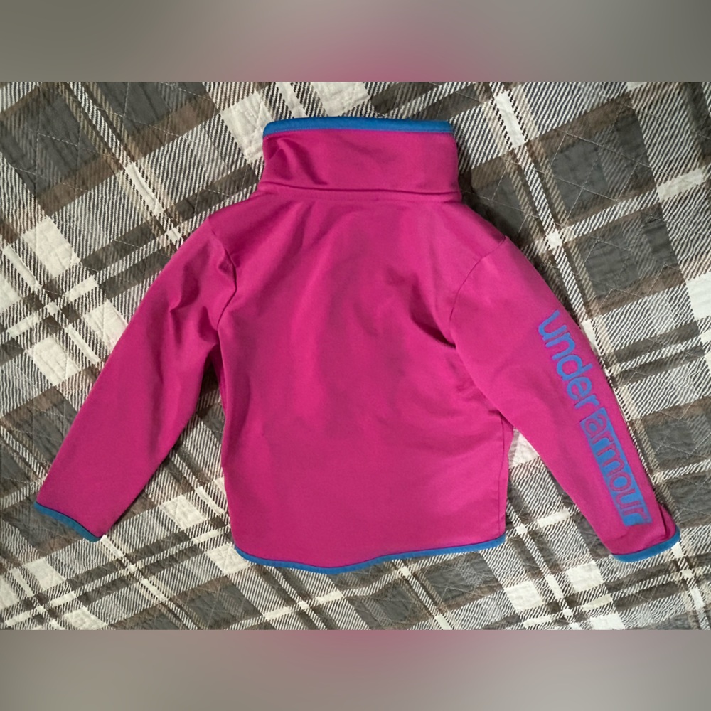 Under Armour Kids Pink and Blue Jacket - Picture 2 of 5